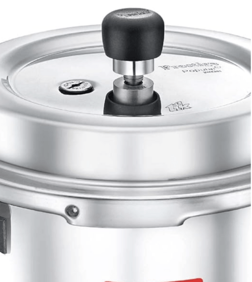 Prestige Popular Plus Svachh Virgin Aluminium Gas and Induction Compatible Outer Lid Pressure Cooker, 2 L (Silver) - Image 2